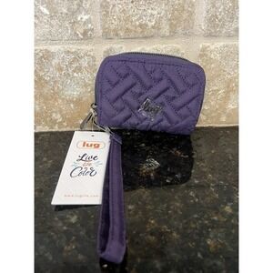 Lug chipper wallet RFID.  Brush Concord. New with tags.‎ Purple